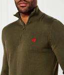 Свитер Hugo San Quintus-C Regular Fit, зеленый - фото 4