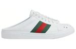 GUCCI ACE Wrap-toe Slippers Мужские Белые - фото 2
