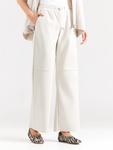 Monari Широкие брюки в цвете Ivory - фото 3
