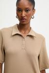 Рубашка-поло Answear.Lab, бежевый - фото 5