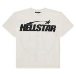 Футболка Hellstar Classic T-Shirt Regular Print, White/Black - фото