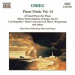 Диск CD Piano Music-Vol. 14 - Edvard Grieg - фото
