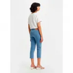 Брюки Levi's 311 Shaping Skinny 3/4, синий - фото 2