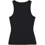 Топ с бабочками GANNI, черный - фото 4