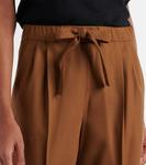 Брюки из шерсти, мохера и шелка Edera Max Mara, Cuoio - фото 4