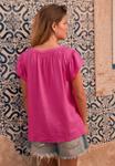 Блуза Next REGULAR FIT BLEND RUFFLE SLEEVE , Pink - фото 3