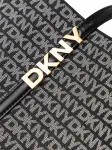 Сумка-тоут с логотипом DKNY, черный - фото 4