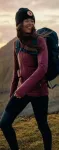 Трекинговые тайтсы Fjällräven Abisko, Black/Iron Grey - фото 3