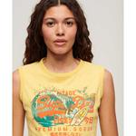 Футболка Superdry La Graphic , желтый - фото 3