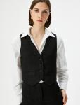 Koton Жилет в черном цвете - фото 2