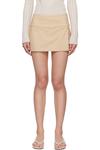 Эвидент шорты-юбка Paloma Wool, экрю - фото