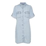 Платье Vero Moda Jennie Short Sleeve, синий - фото 3