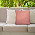 Подушка EDANTI Bohon, розовый - текстиль - 45 x 3 x 45 см - фото 3