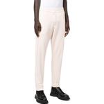 Брюки спортивные с принтом логотипа Alexander McQueen, бежевые - фото 5