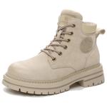 Женские ботинки Martin Boot JIETEGONGYANG, зеленые, увеличивающие рост - фото 5