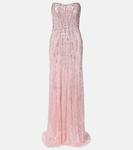 Платье-бюстье Sarai с декором Jenny Packham, Bunny - фото