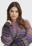 Джемпер PULZ PZNATASCHA PULLOVER, Dark Multi Color/Pink - фото 4