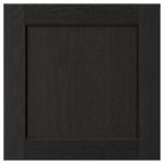 Дверь, черная морилка, 40х40 см IKEA Lerhyttan - фото