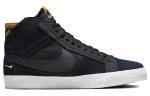 Кроссовки Nike Zoom Blazer Mid Premium SB 'Black Patchwork' - фото 2