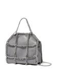 Сумка-шоппер Falabella Chain Cage Stella McCartney, серый - фото 4