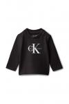 Детская лонгслив Calvin Klein Jeans, черный - фото