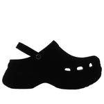 Crocs Bae Velvet Clog 'Black' - фото 2
