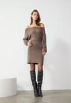 Платье-джемпер Anna Field, коричневый - фото