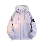 Пуховик Jeep мужской, фиолетовый (реверсивный) - фото 9