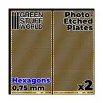 Шестигранники - 0,75мм, Other Scenery - Photo-Etched Plates & Formable Metals - фото