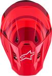 Шлем Alpinestars S-M7 Core ECE06/DOT, Red Glossy - фото 6