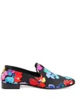 Лоферы Lewis Bloom с принтом Giuseppe Zanotti, черный - фото