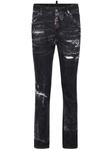 DSQUARED2 джинсы скинни с эффектом потертости, черный - фото