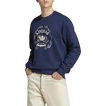 Толстовка Adidas Graphics Archive Crew Sweatshirt 'Blue', синий - фото 4
