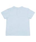 Футболка детская Guess хлопковая с принтом, голубой - фото 2