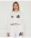 Толстовка Конрада Cropped fit Pinko, белый - фото