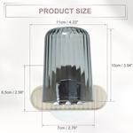 1 комплект настенного держателя для зубных щеток с чашкой для ванных комнат Unique Bargains, зеленый - фото 4