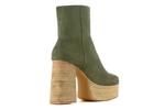 Ботильоны Clem на каблуке Yuu Jou, хаки - фото 3