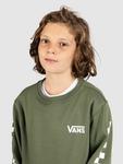 Свитер Vans Exposition Check Ii Crew Kids Sweater, pine forest - фото 4