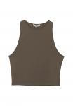 Топ PULL&BEAR TANK, Brown - фото 3