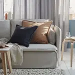 Декоративная наволочка, темно-бежевый, 65х65 см, DYTÅG IKEA - фото 4