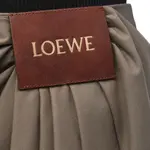 LOEWE Драпированная юбка 'Khaki Brown' - фото 6