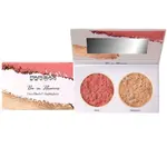 Палитра румян и хайлайтера Duo Parisax - фото