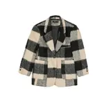 Sunsuntown Женское пальто, Черная клетка - фото