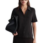 COS Женская рубашка темно-коричневая - фото 3