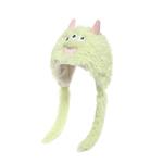 FREE RABBITⅡ Теплая шапка для женщин, Ear Moves-Lime Green - фото 9