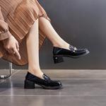 Лоферы женские черный Pooq - фото 4