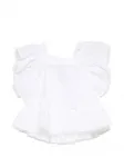 Блузка с оборками Alapage, белый - фото