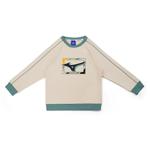 Детская толстовка Mizuno, светло-бежевая - фото