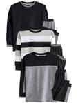 Пижама Next, цвет Grey/Black - фото