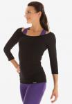 Рубашка с длинным рукавом Winshape, черный - фото